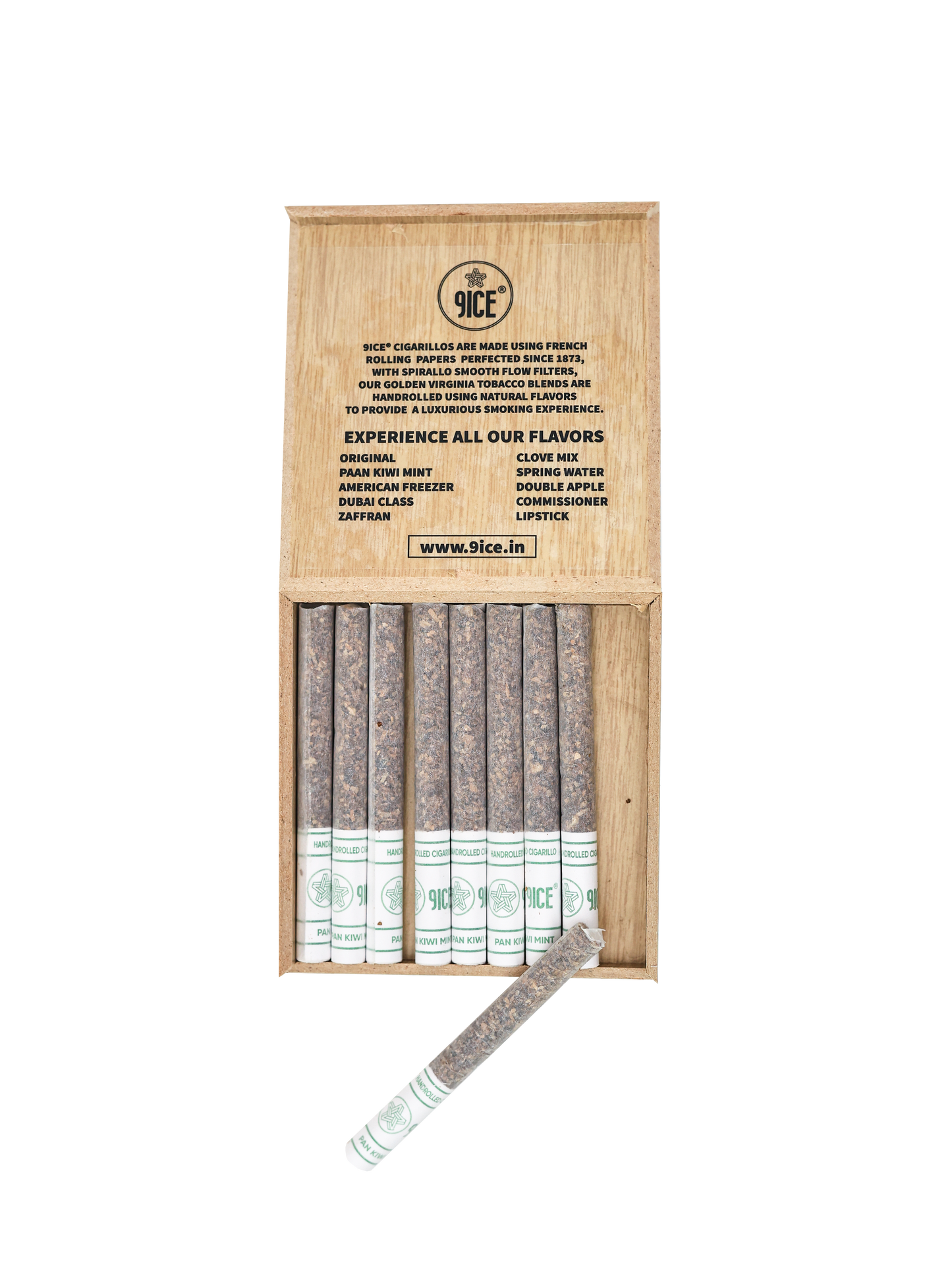 Paan Kiwi Mint Flavored Cigrolls