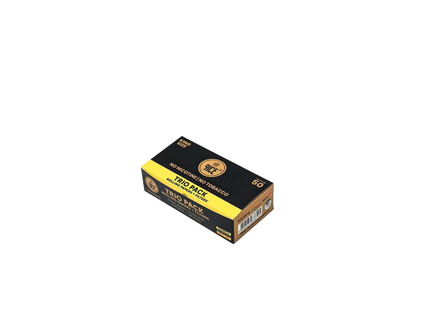 9ICE Brown Trio Pack Rolling Papers (Pack of 50)